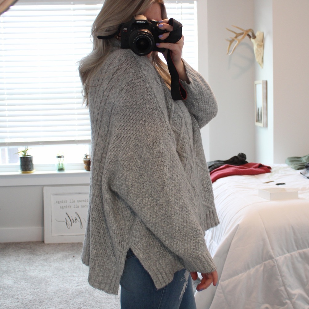 Aerie Oversized Turtleneck Sweater